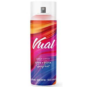 Vual Akrilik Sprey Boya Trafi̇k Kirmizi Parlak 400 Ml - Ral3020