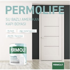 Permolife Su Bazlı Amerikan Panel Kapı Boyası - Beyaz - 2.5 Lt.
