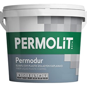 Permolit Permodur Sıvı Plastik İzolasyon Kaplama Elyaflı Beyaz 1 Kg.