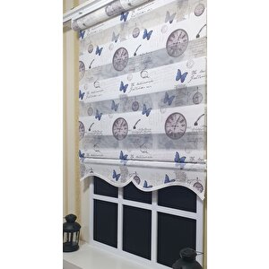 Pliseli Zebra Stor Perde Baskılı Etek Dilimli St 030 170x260 cm