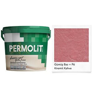 Duvart Sedef Dekoratif Duvar Boyası - Gp6 Ki̇remi̇t Kahve - 0.75 Lt.
