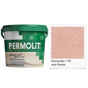 Duvart Sedef Dekoratif Duvar Boyası - Gp4 Açik Pembe - 0.75 Lt.