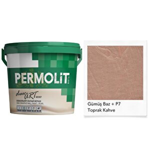 Duvart Sedef Dekoratif Duvar Boyası - Gp7 Toprak Kahve - 0.75 Lt.