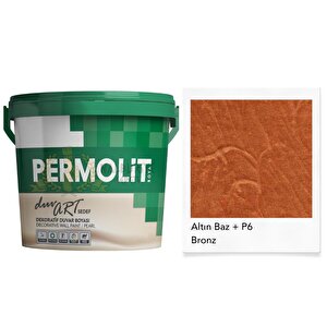 Duvart Sedef Dekoratif Duvar Boyası - Ap6 Bronz - 2.5 Lt.