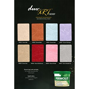 Permolit Duvart Sedef Dekoratif Duvar Boyası - Gp12 Koyu Gri̇ - 0.75 Lt.