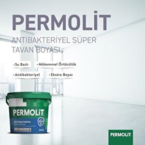 Su Bazlı Antibakteriyel Süper Tavan Boyası Beyaz 3.5 Kg.