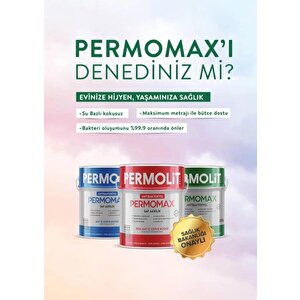 Permomax Su Bazlı Antibakteriyel Tavan Boyası Beyaz 3.5 Kg.