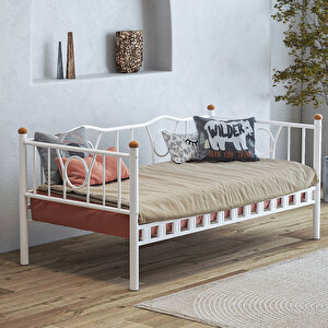 Limni Home Lars Metal Divan&Karyola Yatak Seti