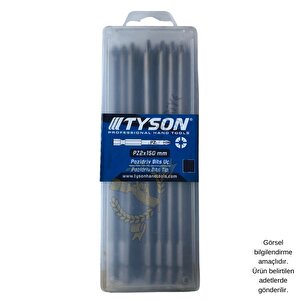 Tyson Vidalama Ucu Bits Uç - Pz2 Yıldız - 15 Cm. - 20 Adet