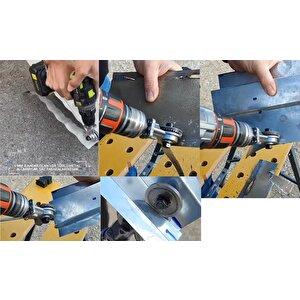 Kupa Tyson Metal Plaka Ve Sac Kesme Matkap Aparatı