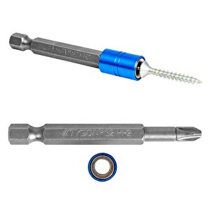 Tyson Mıknatıslı Bits Uç - Tek Yönlü - Ph2 Yıldız - 6.5 Cm. - 1 Adet
