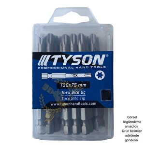 Tyson Vidalama Ucu Bits Uç - T30 Tork - 7.5 Cm. - 20 Adet