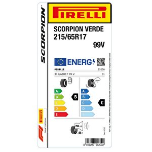 215/65r17 99v Scorpion Verde Oto Yaz Lastiği (üretim:2024)