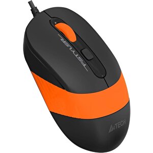 A4-tech Fm10 Usb Siyah & Turuncu Optik 1600 Dpi Kablolu Mouse