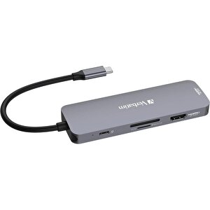 Verbatim 32151 Usb-c Pro 8 Port Hub Cmh-08