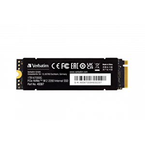 Verbatim 1tb Vi7000g Internal Pcie Nvme M.2 Gen4 Ssd (7400mb Okuma/5500mb Yazma)