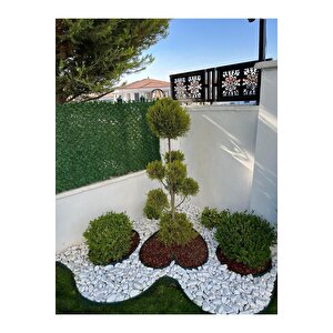 Pratik Garden Çim Ayırıcı 25 M Yeşil Çim Sınırlayıcı Taş Toprak Ayıracı Çim Ayracı Çim Bariyeri