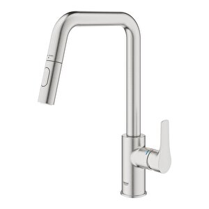 Grohe Eurosmart Eviye Bataryası 2 Akışlı Supersteel - 30619dc0
