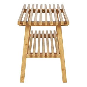 Konsol - Ahşap Bank - Fortmento - Bench - 45 X 30 X 70 Cm