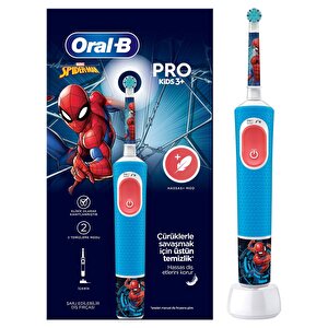 Oral-B Vitality Pro Spiderman Özel Seri Çocuklar İçin Şarj Edilebilir Diş Fırçası