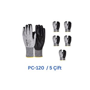 Pc-120 Kesilmeye Dayanıklı Eldiven; C Seviyesi Koruma Ve Hassasiyet No:8-5çift