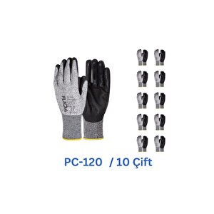 Pc-120 Kesilmeye Dayanıklı Eldiven; C Seviyesi Koruma Ve Hassasiyet No:10-10çift