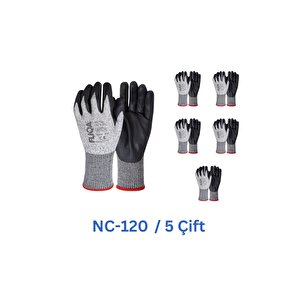 Nc-120 Nitril Kesilmeye Dayanıklı Eldiven; C Seviyesi Koruma Ve Dayanıklılık No:10-5çift