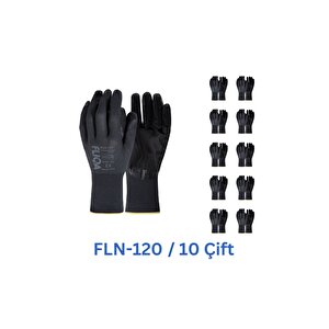 Fln-120 Nitril Hassas Eldiven; Kesilme Direnci Ve Yağ Koruması No:9-10 Çift