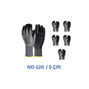 Nd-120 Nitril Kesilmeye Dayanıklı Eldiven; D Seviyesi Koruma Ve Dayanıklılık No:9-5çift