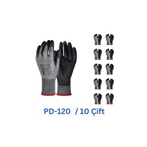 Pd-120 Kesilmeye Dayanıklı Eldiven; D Seviyesi Güvenlik Ve Hassasiyet No:8-10çift