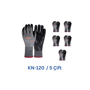 Kn-120 Köpük Nitril Eldiven | Yağ Ve Aşınmaya Karşı Koruma No:8-5çift