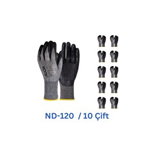 Nd-120 Nitril Kesilmeye Dayanıklı Eldiven; D Seviyesi Koruma Ve Dayanıklılık No:9-10çift