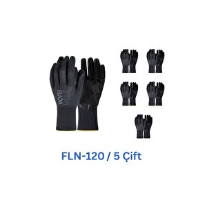 Fln-120 Nitril Hassas Eldiven; Kesilme Direnci Ve Yağ Koruması No:10-5çift