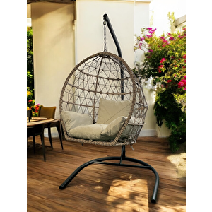 Tire 2 1 1 Masa Bahçe Balkon Mobilyası,kahverengi