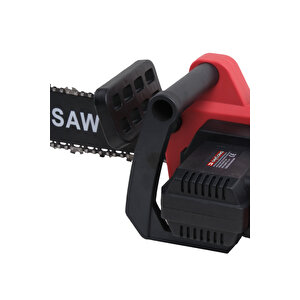 4 Bataryali 2 Adet Şarj Ci̇hazli Otomati̇k Yağlama Şarjli 16inch Yeni̇ Nesi̇l Odun Kesme Maki̇nası 21 watt