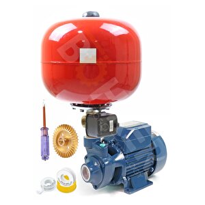 Hidrofor Set Pompa Qb60 0.37 Kw Paket Hidrofor Otomatik Su Pompası 0.55 Hp 1''