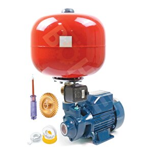 Hidrofor Set Pompa Qb60 0.37 Kw Paket Hidrofor Otomatik Su Pompası 0.55 Hp 1''