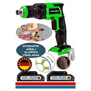 Alman Green 3lü Set V998 Çi̇ft Akülü Vi̇dalama + 30mm Budama Makasi + Budama Testeresi̇ Bahçe Seti̇
