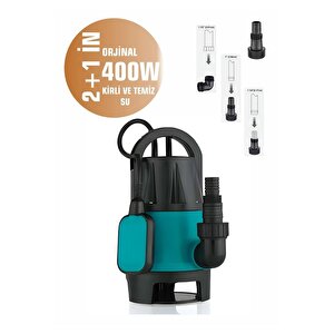 400 W Dalgıç Su Karter Pompası Kirli Temiz Yüzme Havuzu Gölet Sel Su Aktarma Pompası