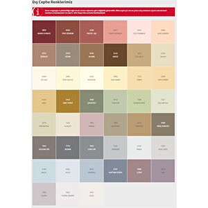 Teknotex Dış Cephe Boyası Teflonlu 7252 Alaçatı 7,5 Lt