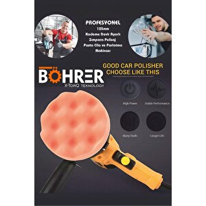 Poli̇saj 4800wf 125 Mm Devi̇r Ayarli Bakir Sargili Poli̇saj Zimpara Ci̇la Maki̇nesi̇