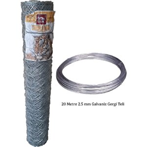 Bahçe Çit Teli 150cm Yükseklik 20 Metre Uzunluk 1.1 Mm Kalınlık Ve Gerdirme
