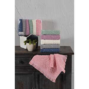 Jakaranda Serisi %100 Pamuk 30x50cm 6 Lı Havlu Seti