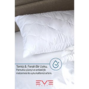 Antialerjik Vakumlu Fermuarlı Yıkanabilir Diamon Plus Kapitone Yastık 50x70 Cm 800 Gr