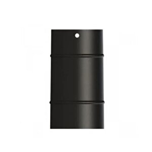 0,40 Mm Mat Si̇yah Soba Borusu (33 Cm)