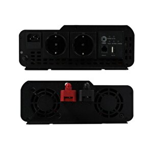 12v Volt - 2000w Watt Ats Ups Şarjlı Tam Sinüs İnverter ( Ekranlı )