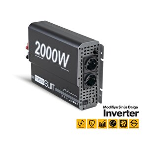 12v Volt-2000w Watt Modifiye Sinüs İnverter (220v Çevirici)