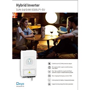 5 Kw Hibrit Monofaze On-grid İnverter