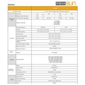 60a Amper Mppt Solar Güneş Akü Şarj Kontrol Cihazı
