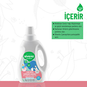 %100 Doğal Bebek Çamaşır Sabunu Yumuşatıcı Gerektirmez Bitkisel Deterjan Konsantre Vegan 750 Ml